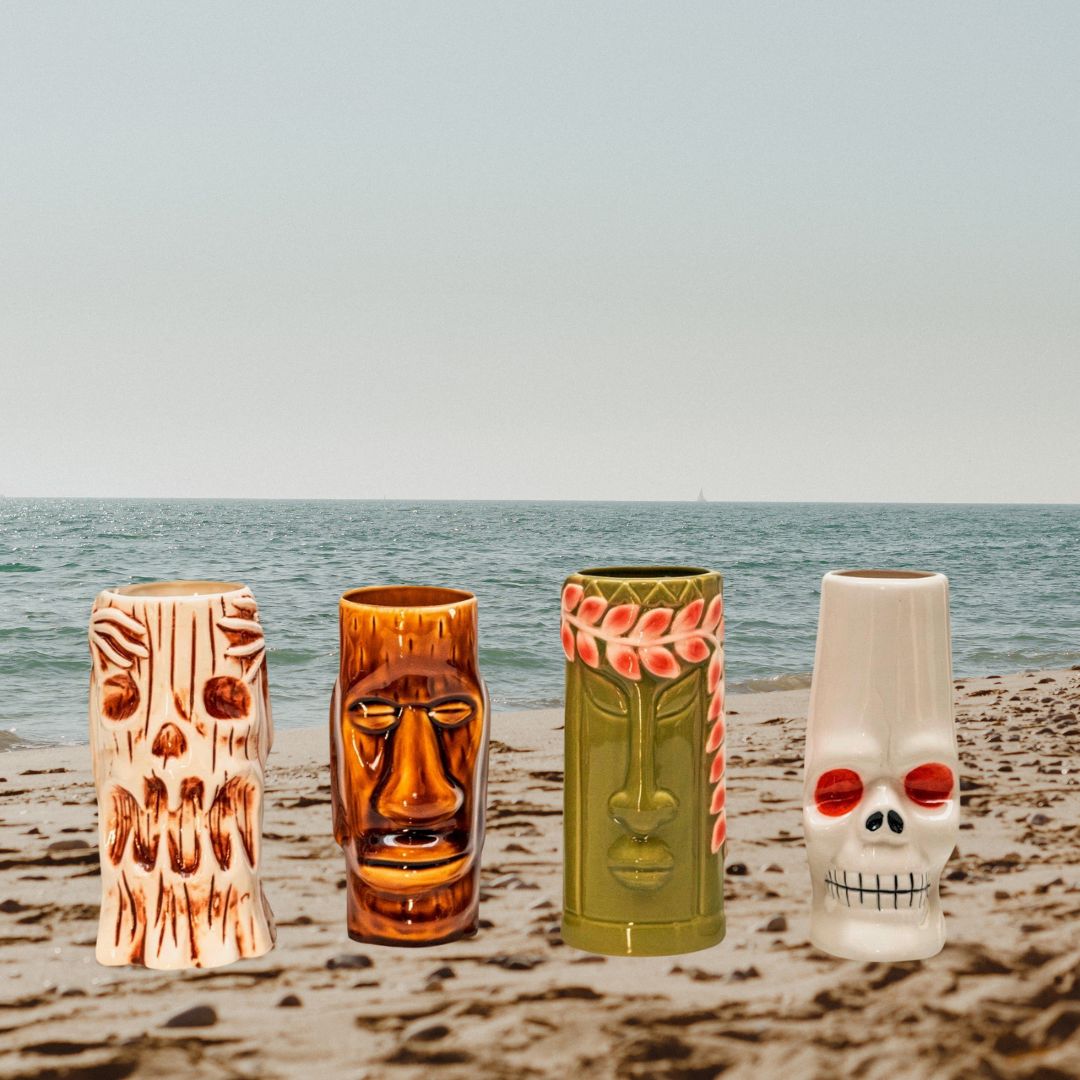 Ceramic Tiki Mugs