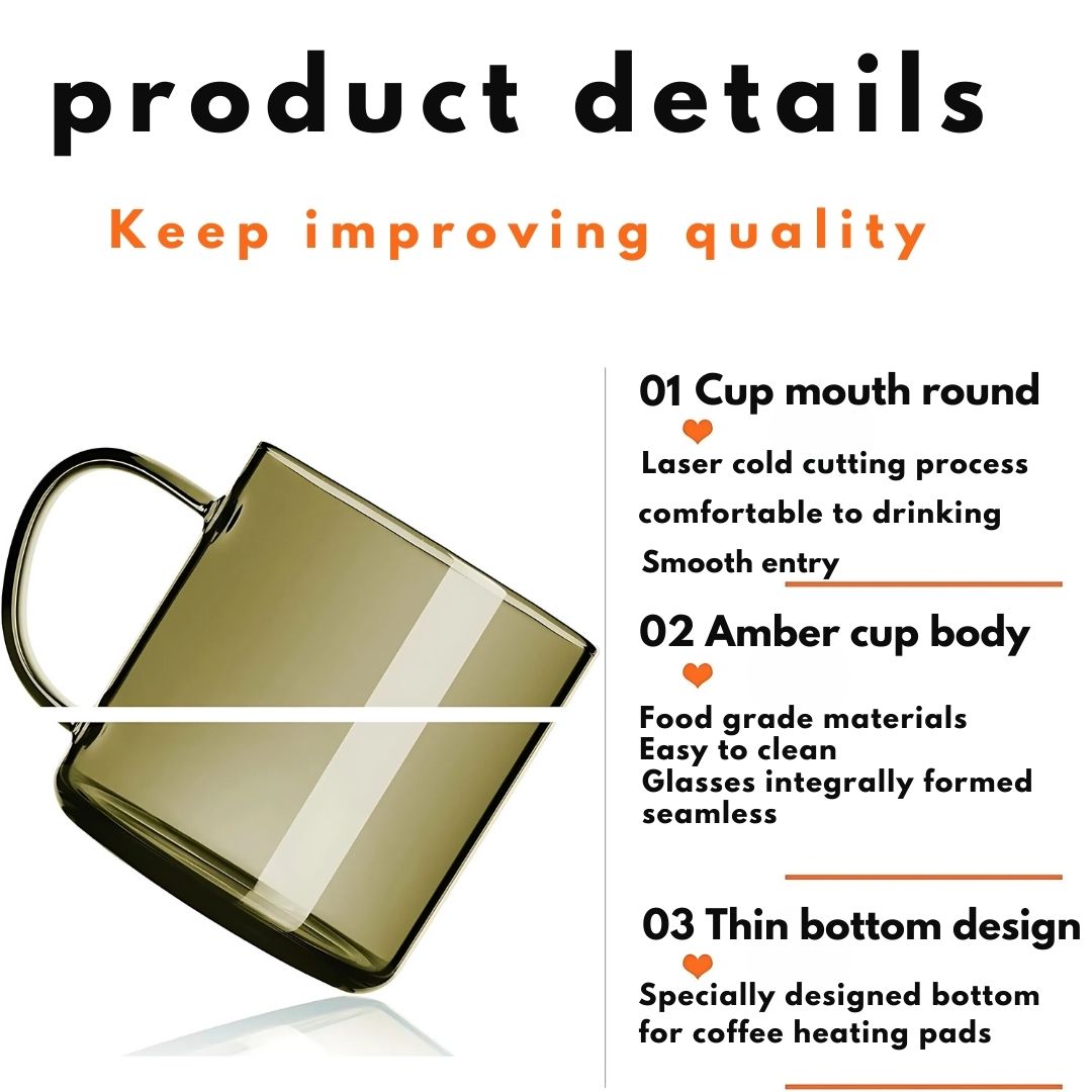 Tea Mug with Anti Scald Handle