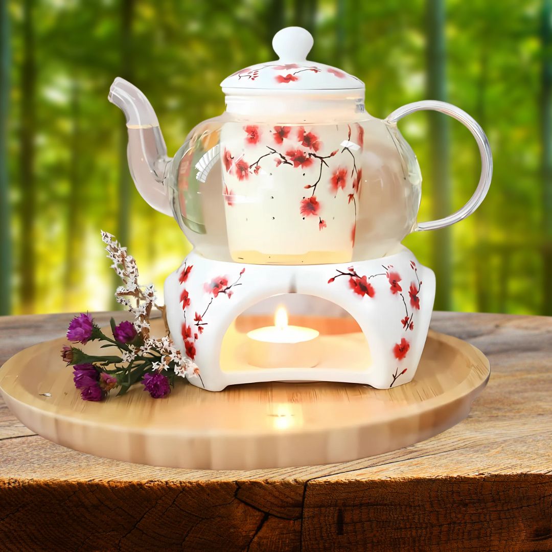 Petite Cherry Blossom Teapot Set