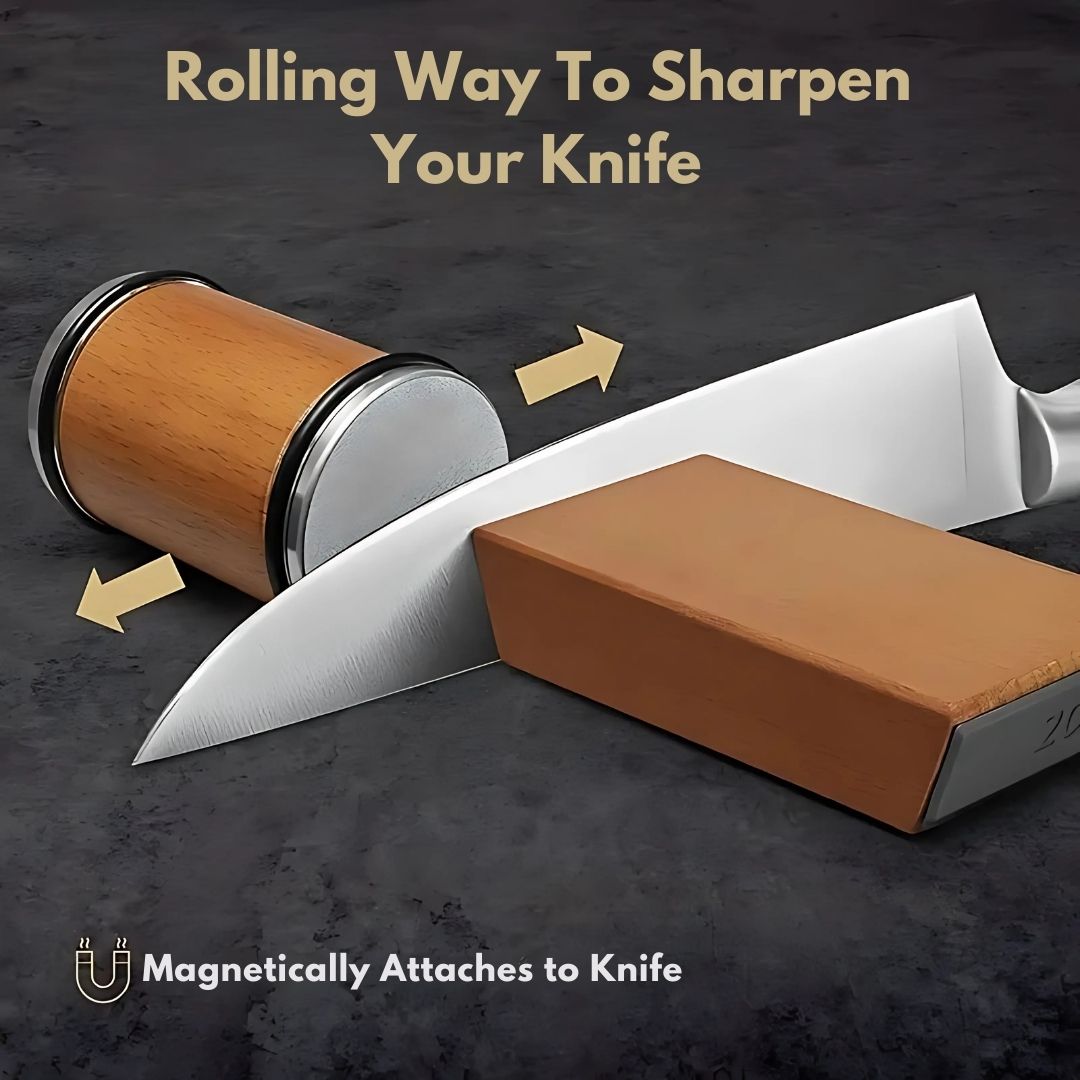 Rolling Knife-Sharpner Set