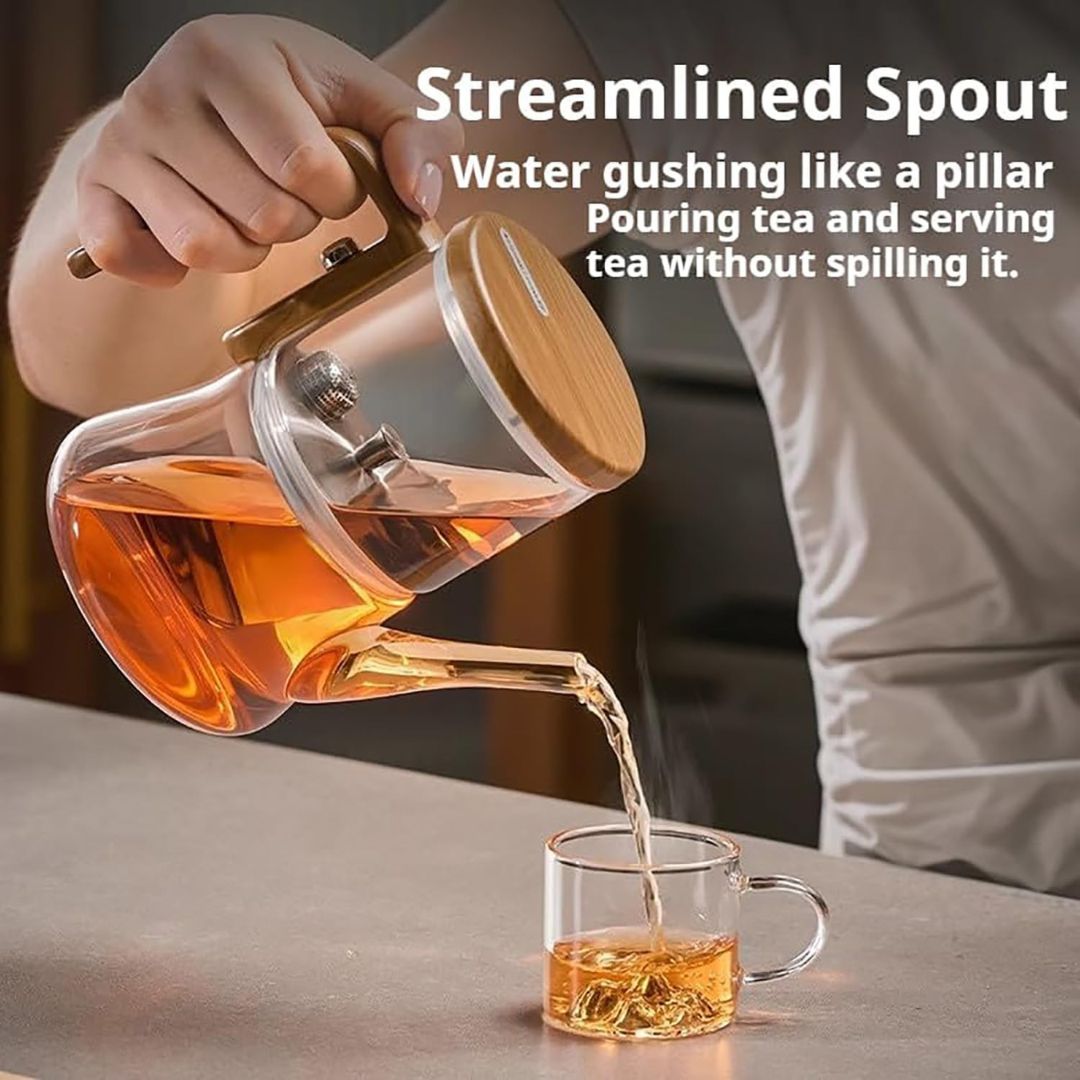 Gianixi Borosilicate Glass Magnetic Teapot