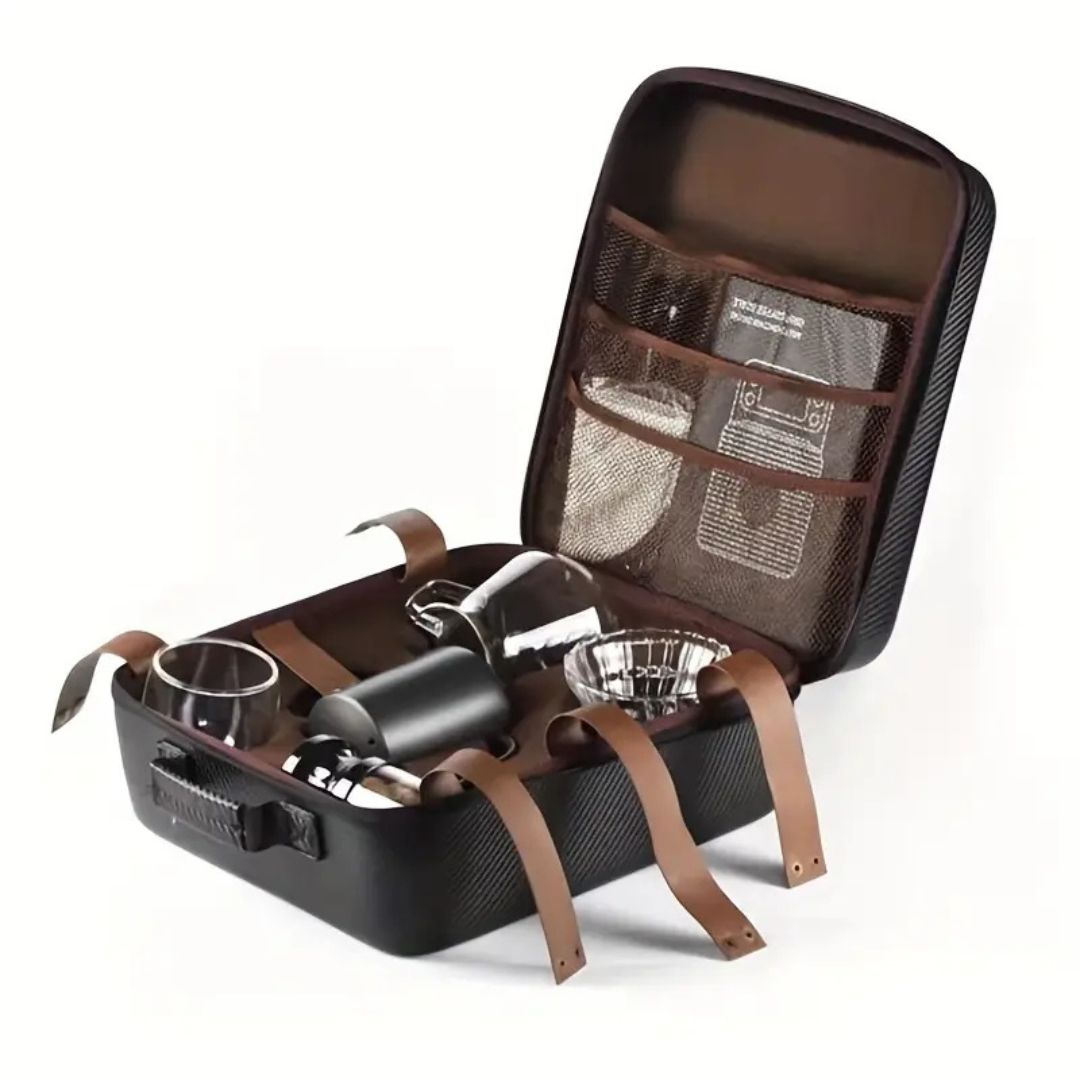 Stainless Steel Gourmet Travel Coffee Set