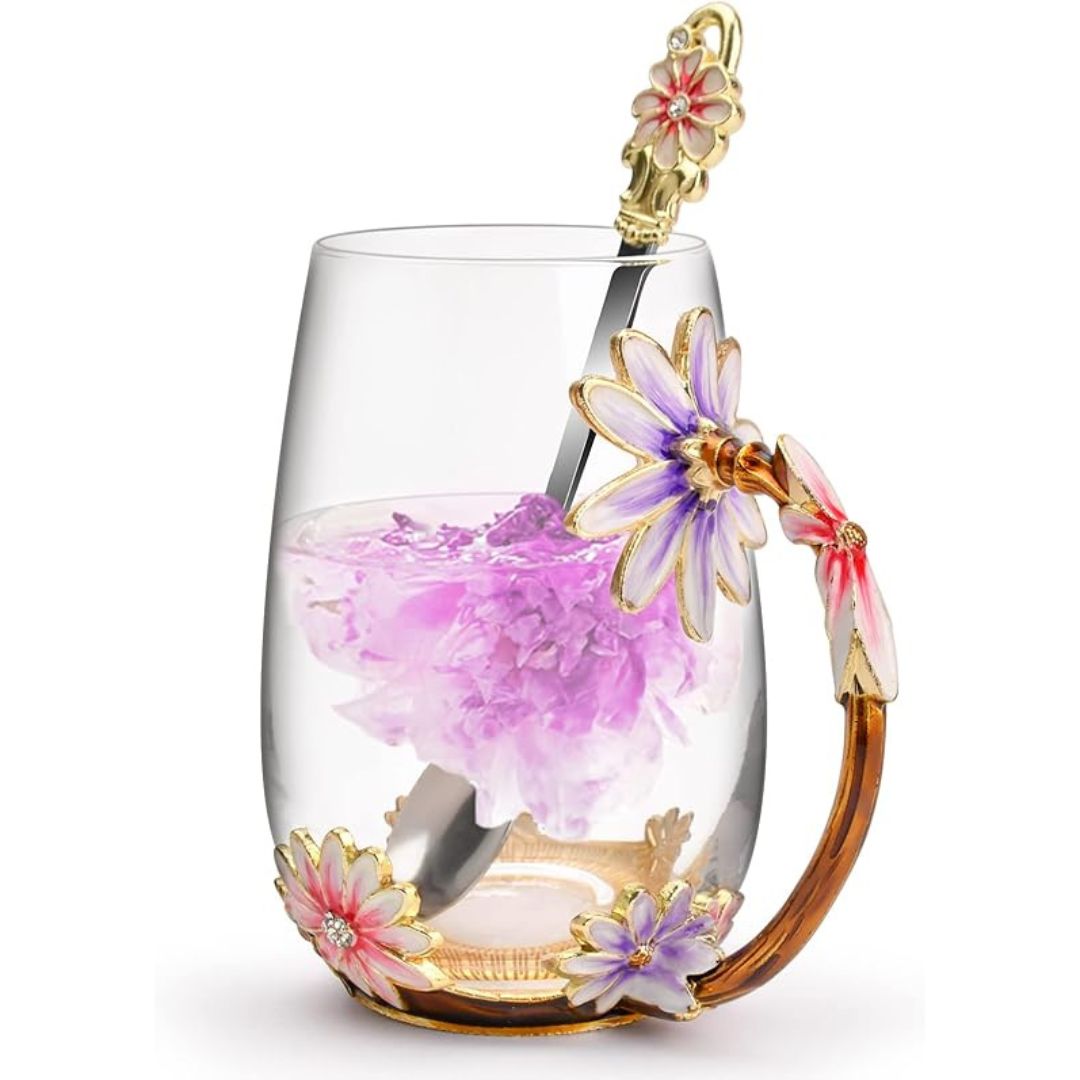 Glass Coffee Enamels Mug