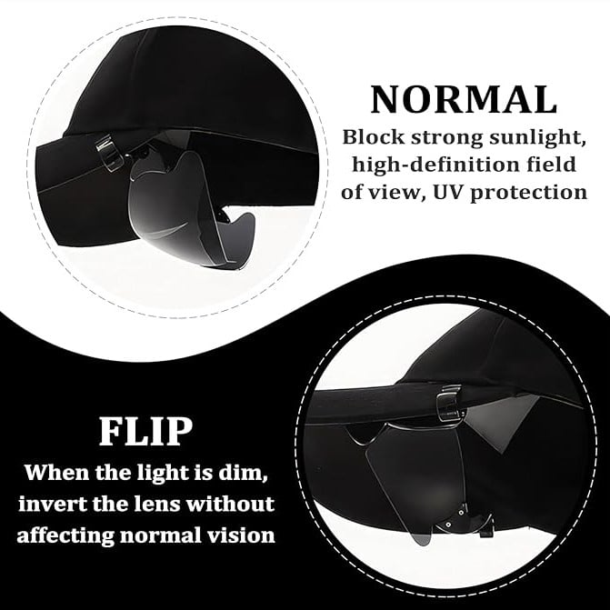 2025 New Polarized Clip Cap Sunglasses