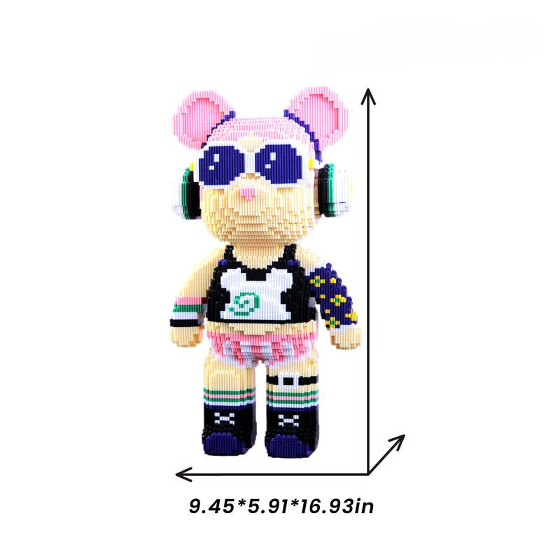 DIY Pixel Art Block Bear Figures – Creative Building & Collectible Display