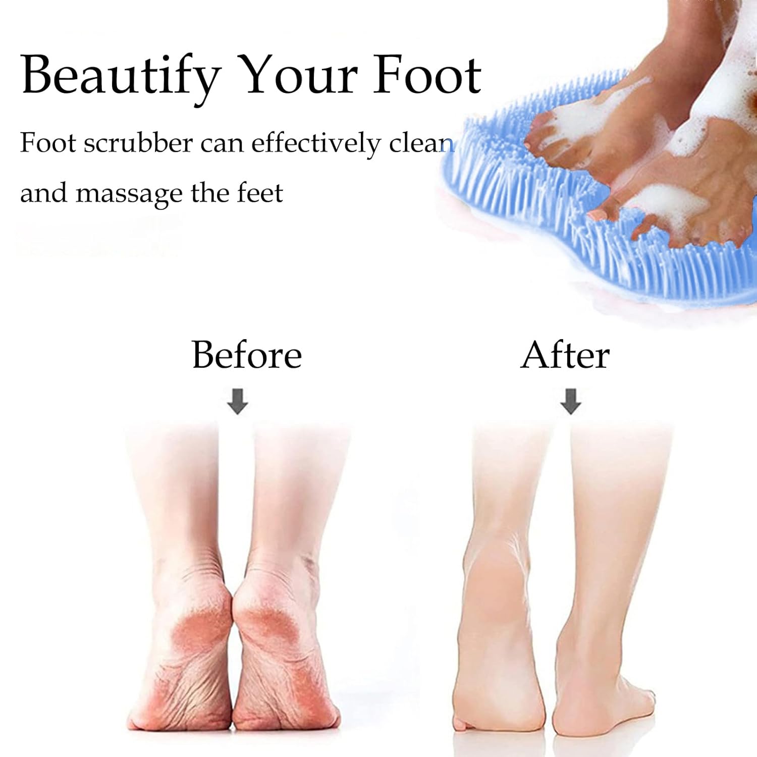 SoleSpa – Hands-Free Silicone Foot Scrubber Mat
