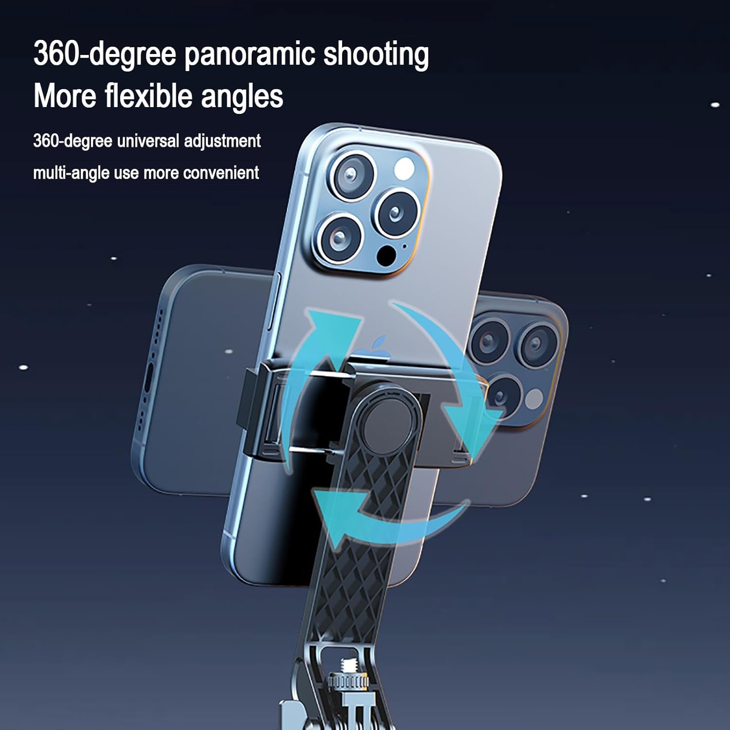 70" Foldable Bluetooth Quad-Pod Selfie Stand