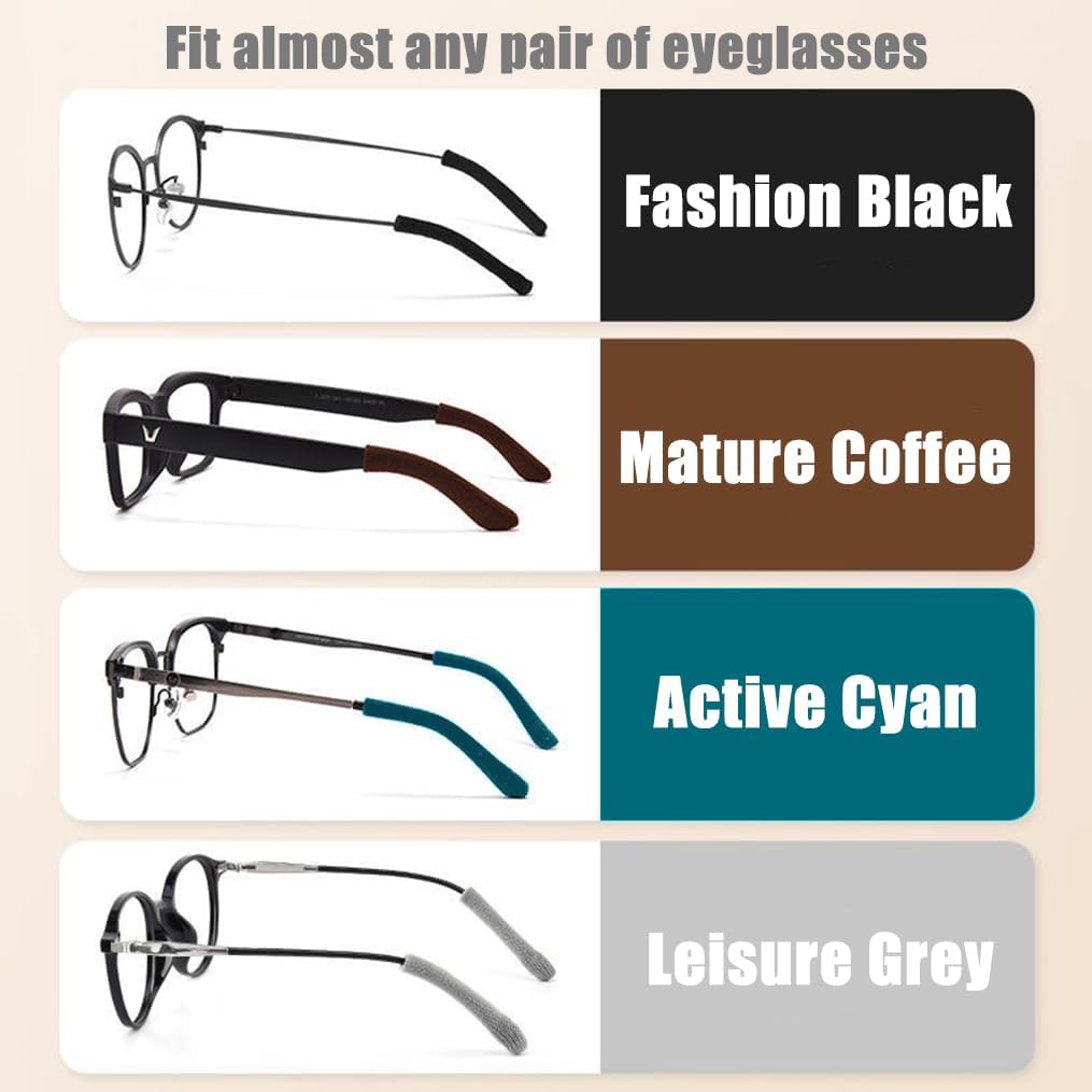 4 Pairs Upgrade Soft Glasses Ear Cushion