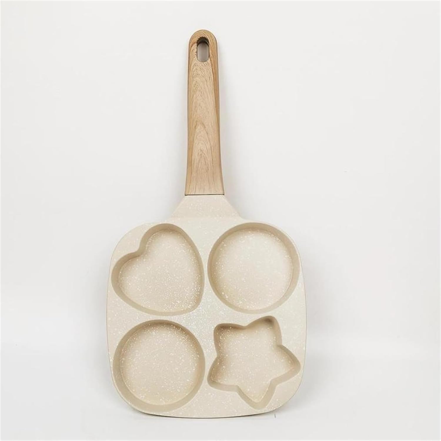 4-Cup Multi-Functional Non-Stick Egg Frying Pan – Star-Shaped Design