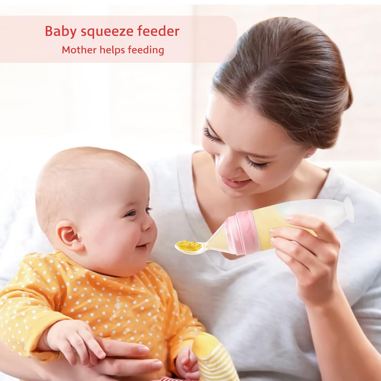 One-Hand Baby Food Squeeze Feeder