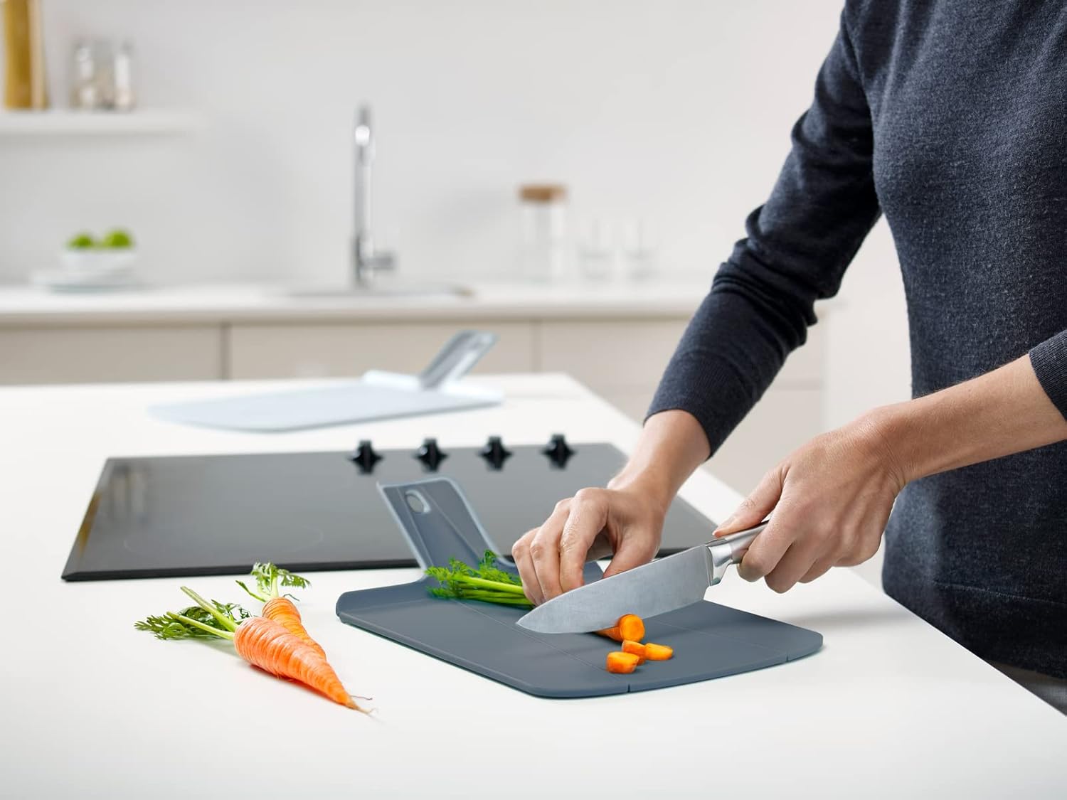 Folding Cutting Board with Knife-Friendly Surface