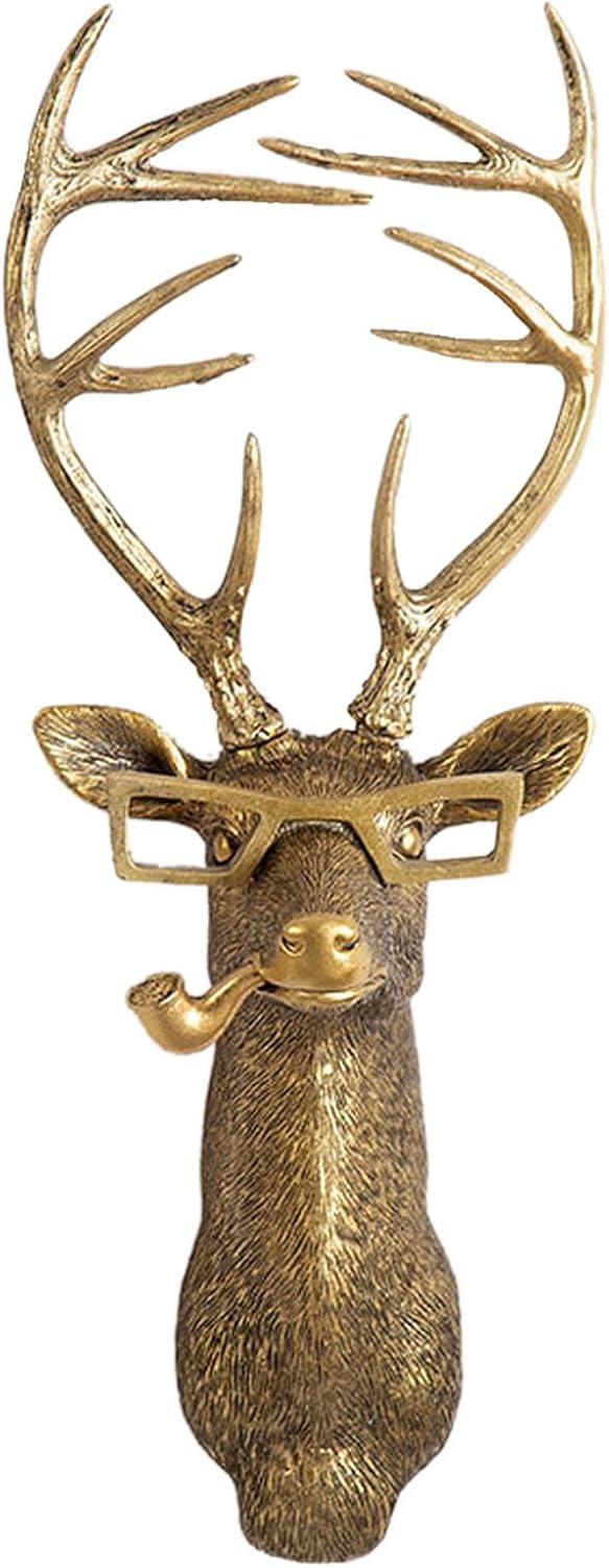 Elegant Animal Head Wall Sculptures
