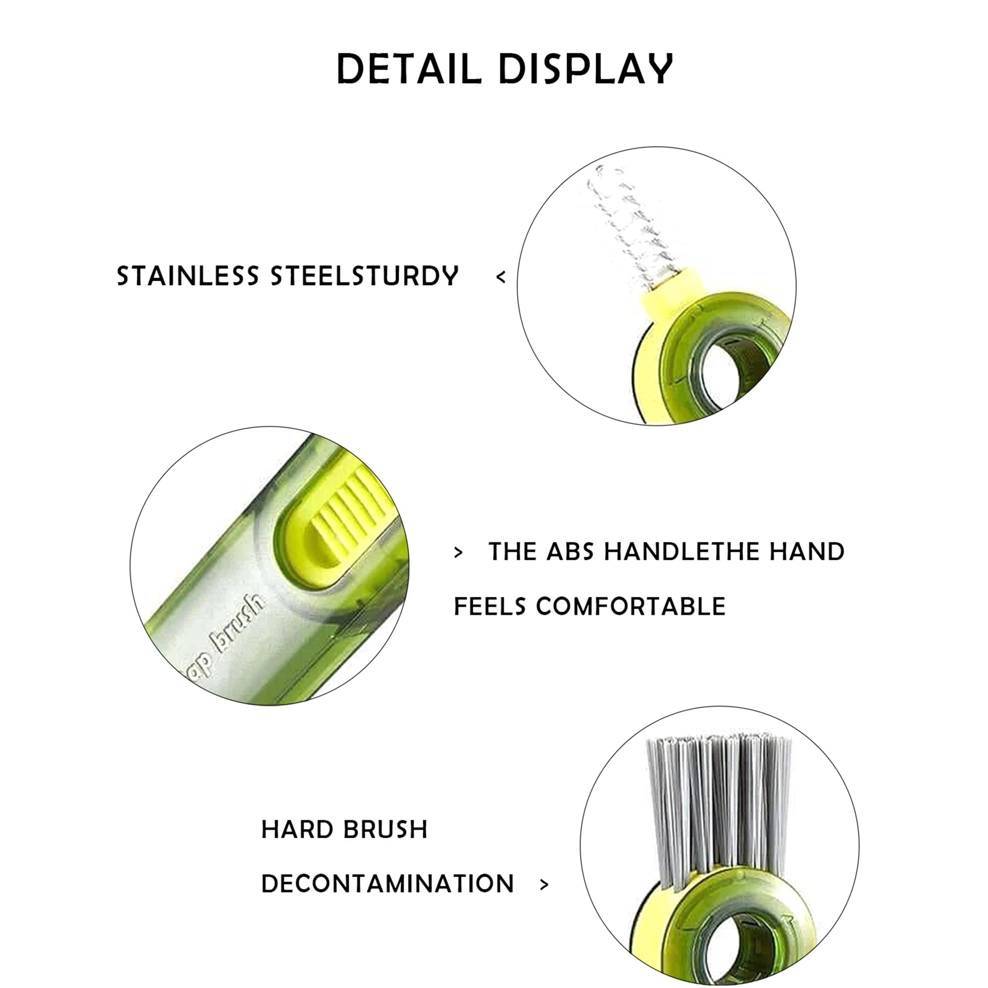 Multitrust 3 in 1 U Shaped Bottle Brush