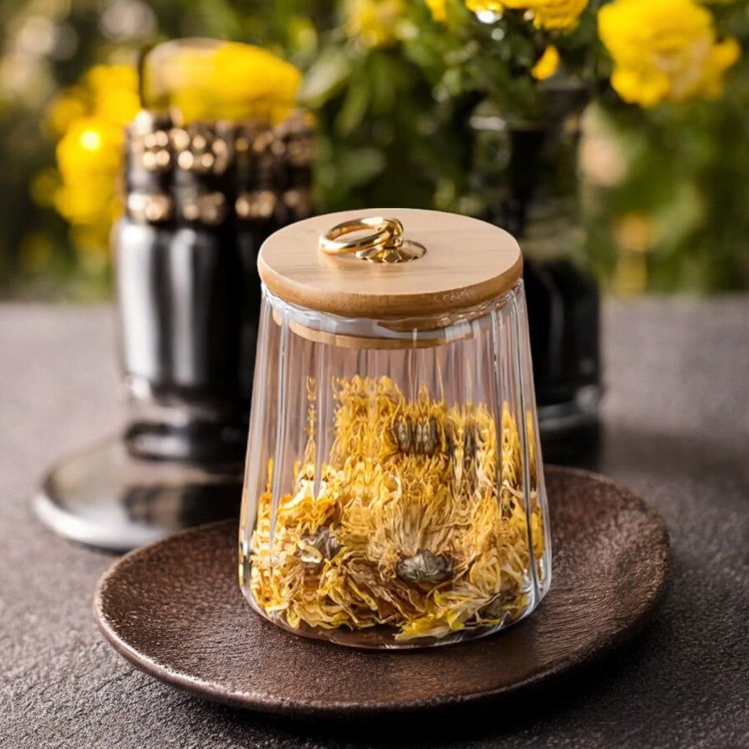 Tea Storage Jar Round