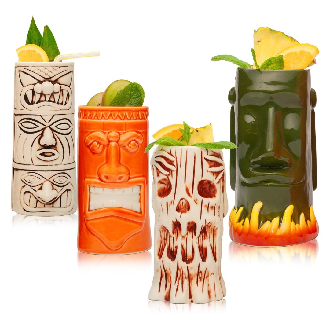 Ceramic Tiki Mugs