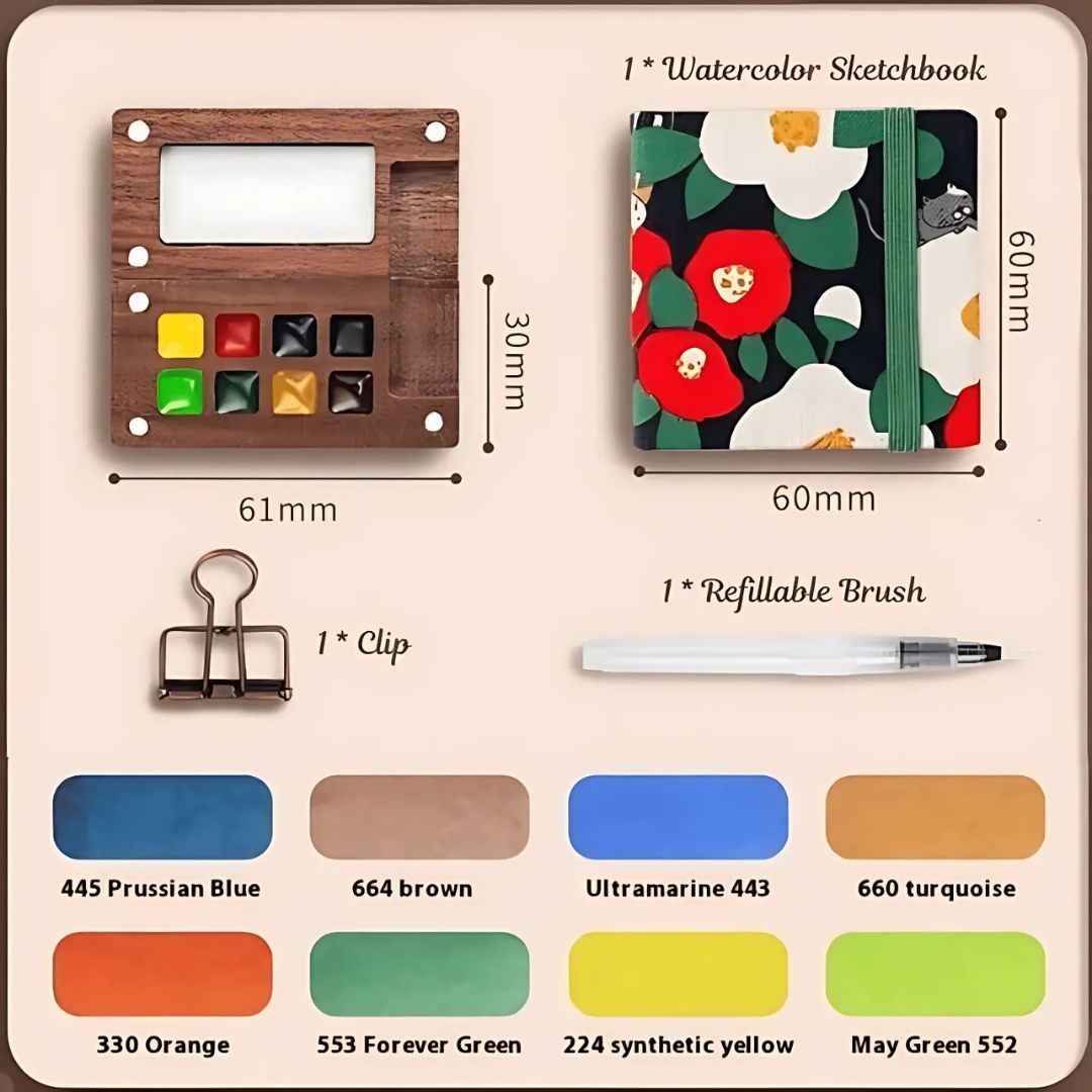 Watercolor Sketchbook Set