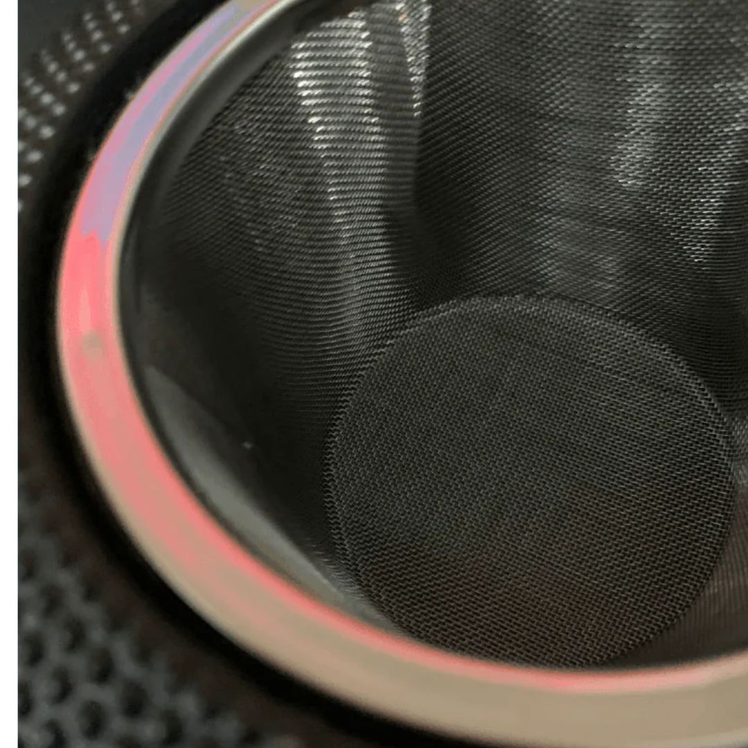 Black Dotted Cast Iron Tea Set