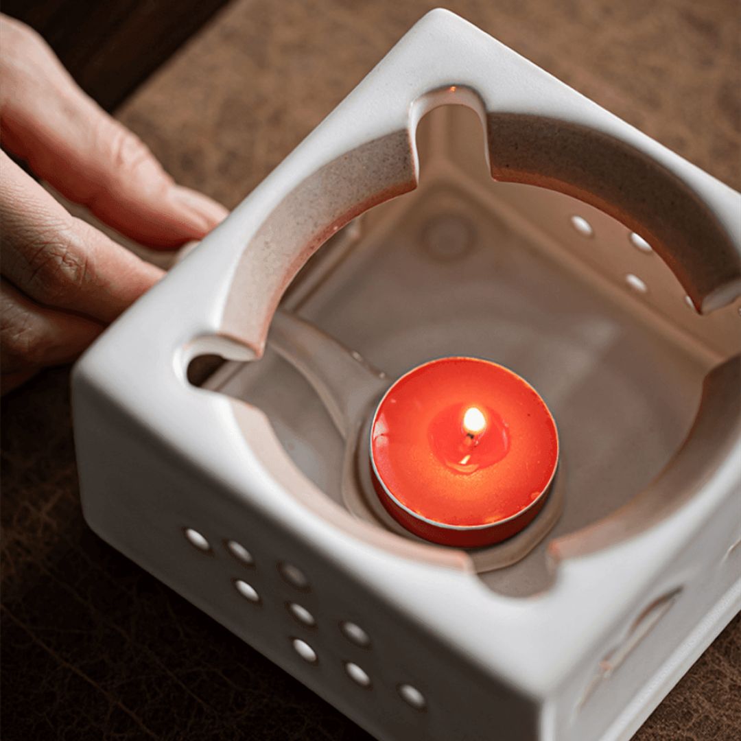 Ceramic White Dimpled Boiler Set