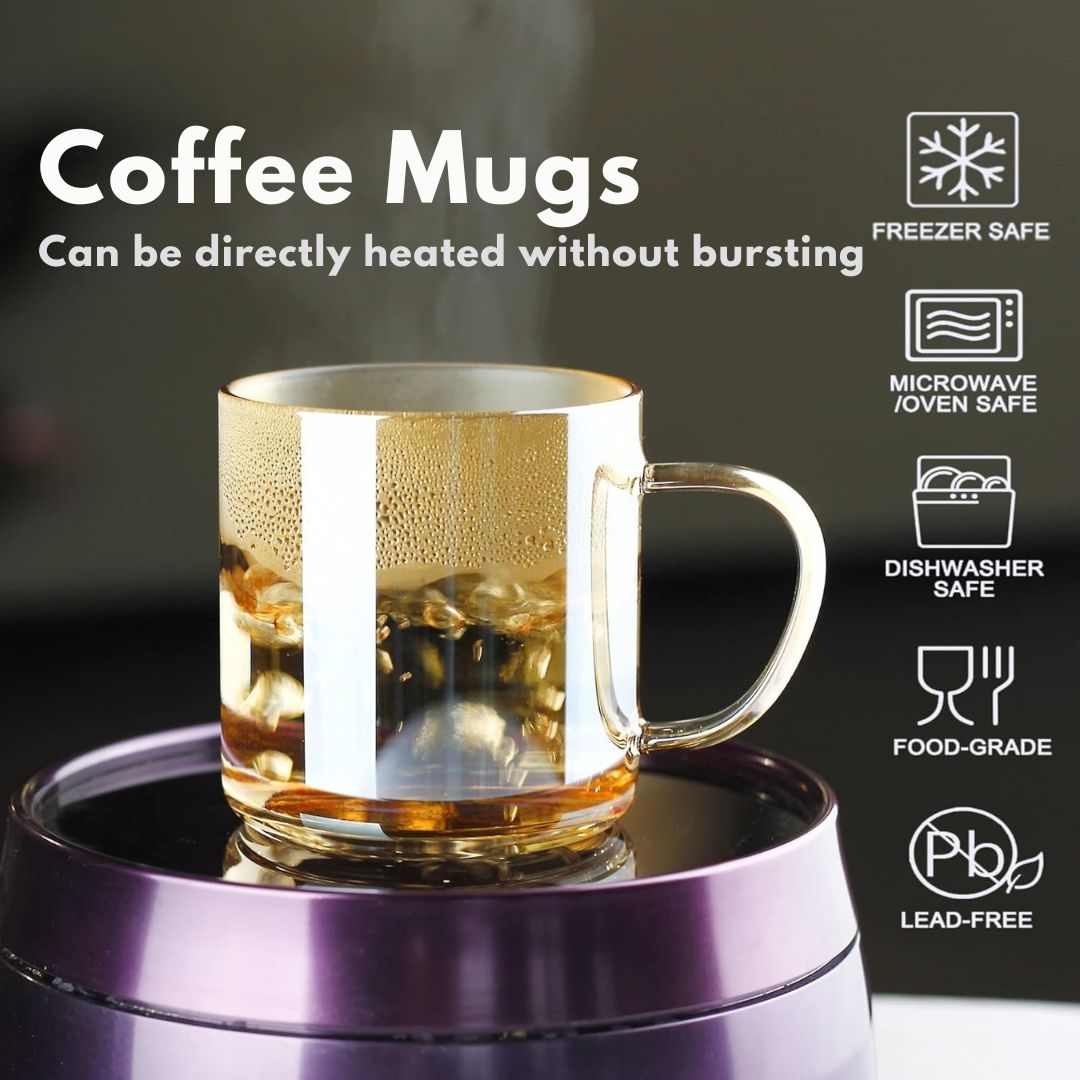 Tea Mug with Anti Scald Handle