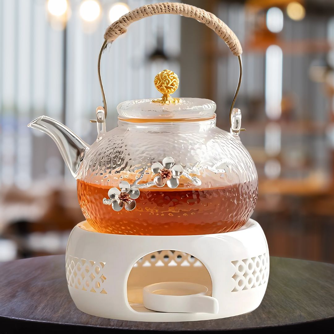 Chinese/Japanese Style Glass Tea Set