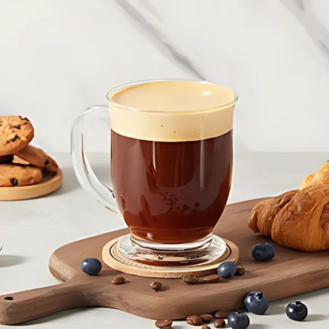 Large Glass Coffee Mugs with Handle