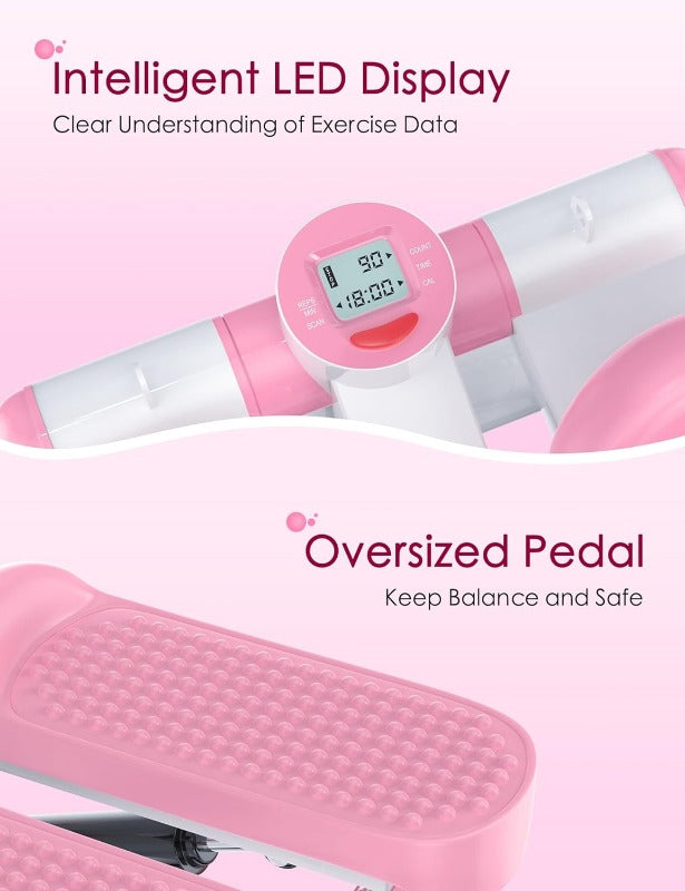 Compact Hydraulic Mini Stepper – Full-Body Home Workout