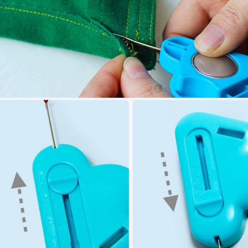 2-in-1 Adjustable Seam Guide with Built-in Seam Ripper