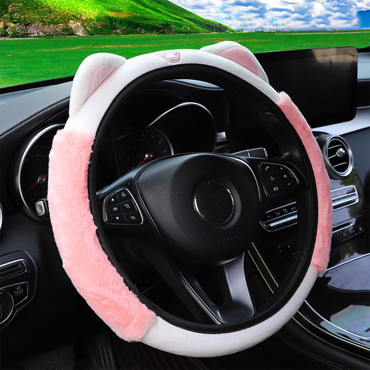 Car Steering Wheel Cover