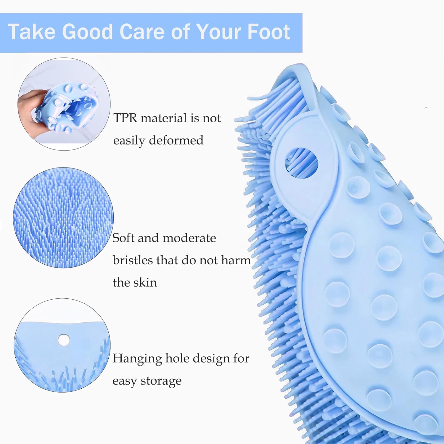SoleSpa – Hands-Free Silicone Foot Scrubber Mat