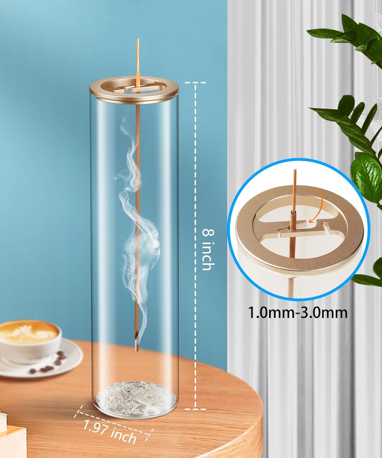 Incense Holder for Sticks [Anti-Ash Flying]