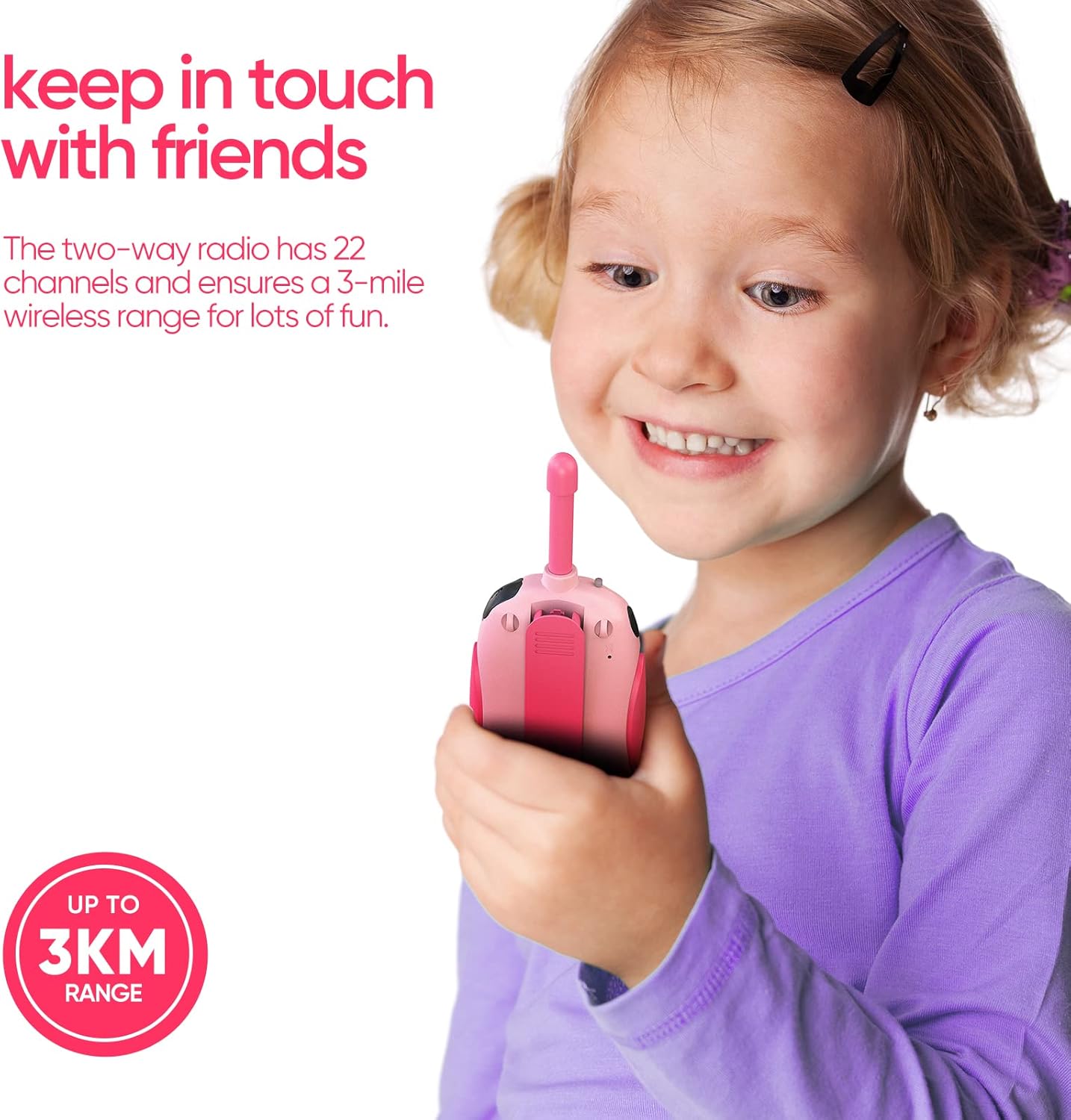 Rechargeable Walkie Talkies for Kids