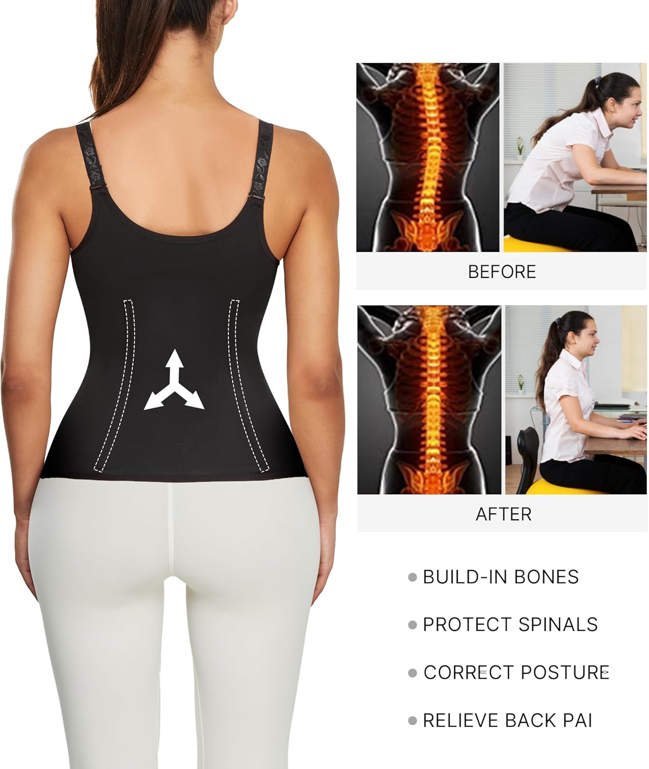 Adjustable Strap Waist Trainer Vest: Shape & Support Your Body