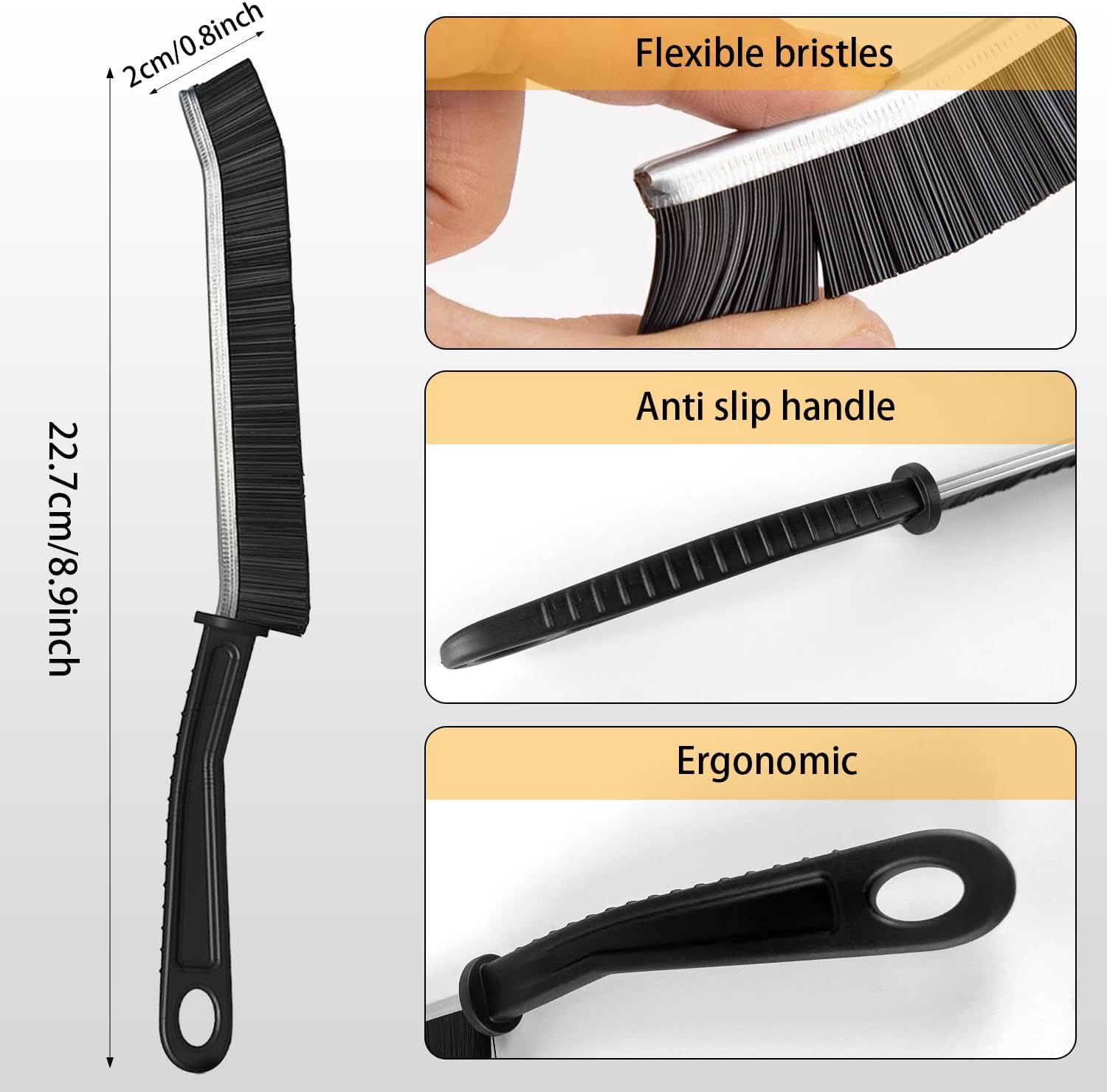 Crevice Cleaning Brush,6 PCS