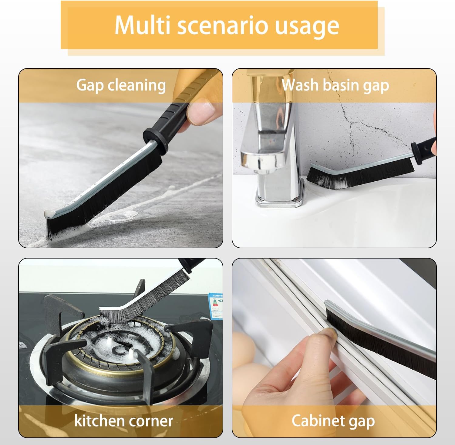 Crevice Cleaning Brush,6 PCS