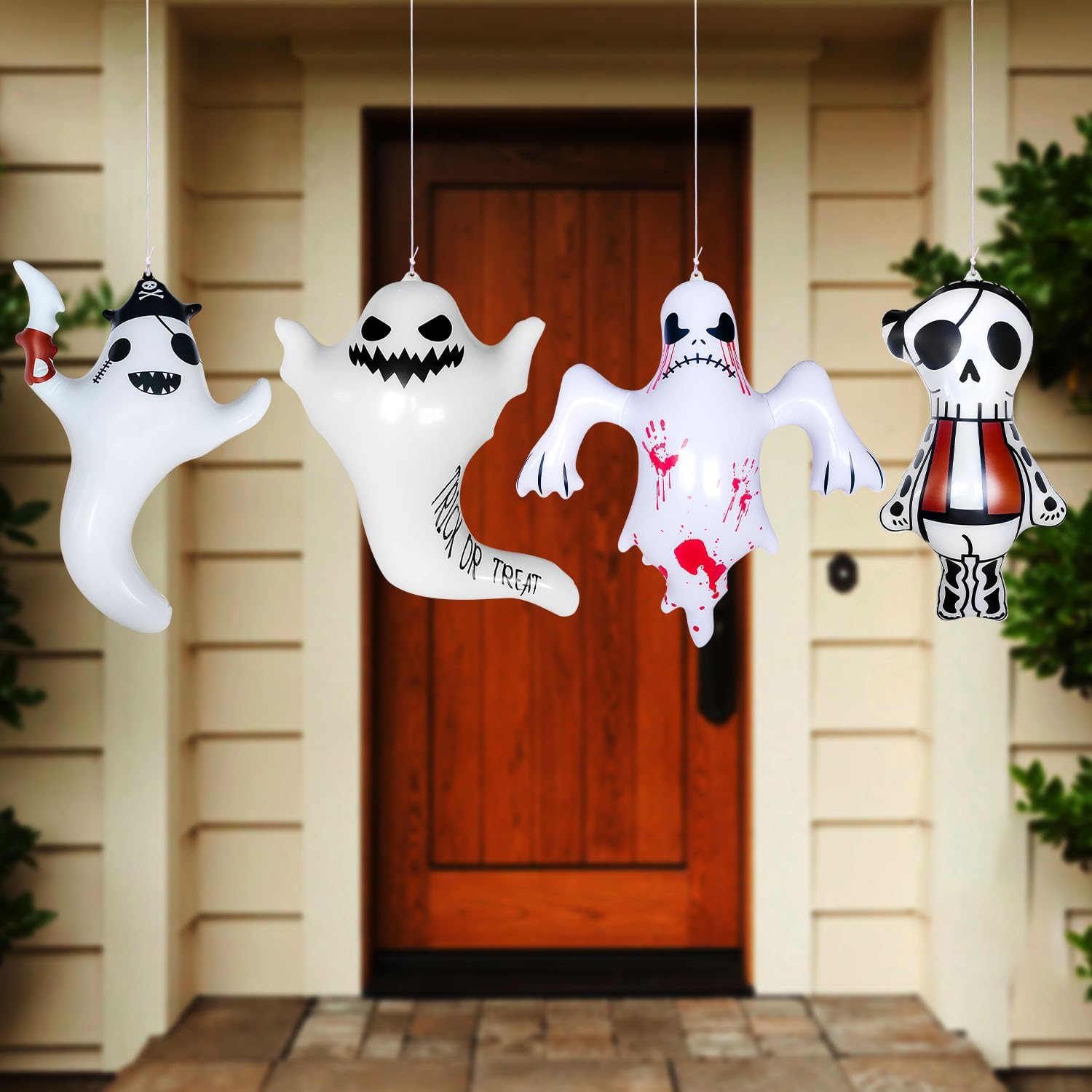 Inflatable Halloween Ghost Decorations Outdoor Yard Haunted House Props