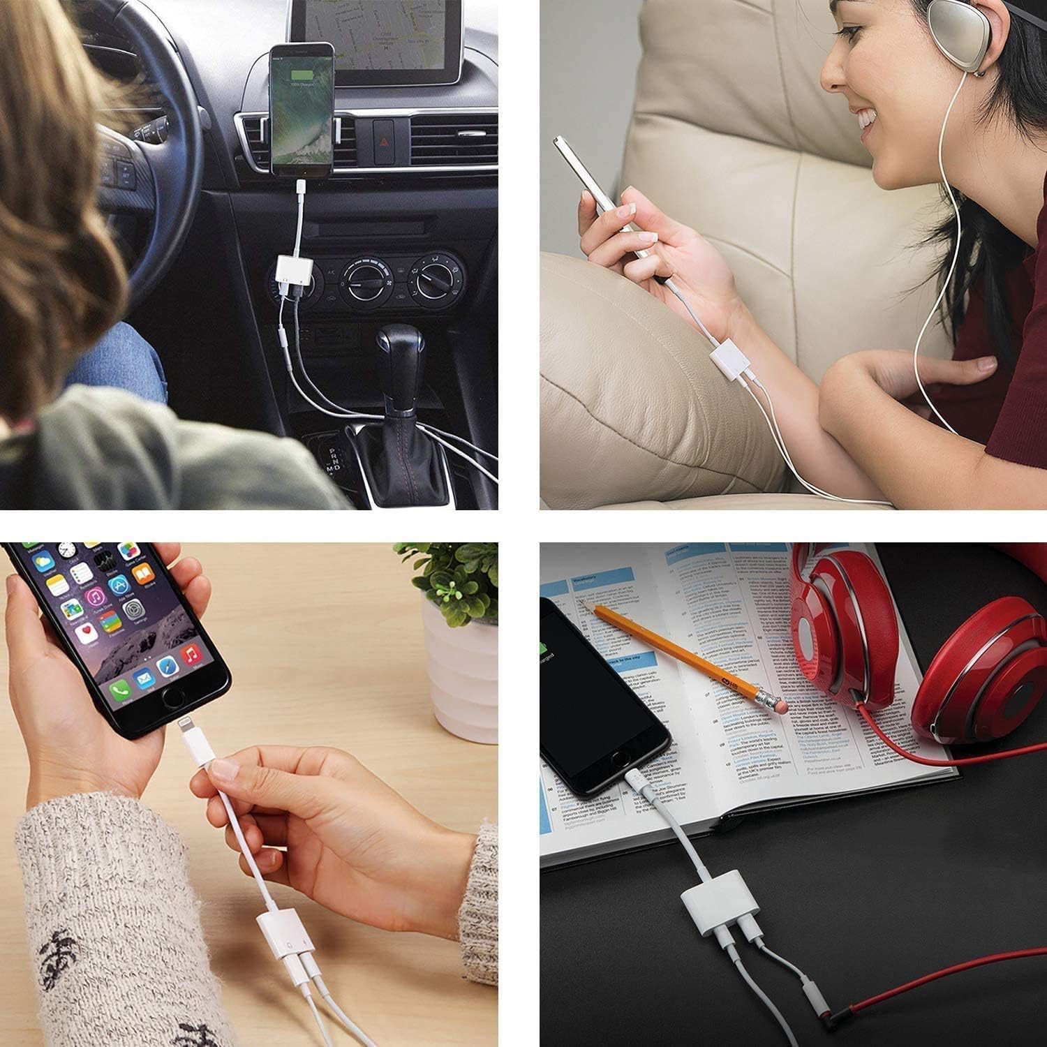 Lightning to 3.5mm Headphones Adapter