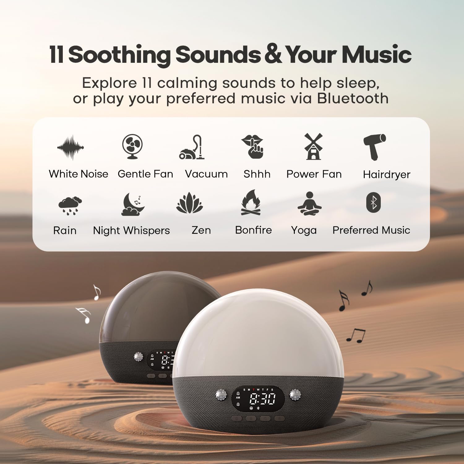 Sunrise Alarm Clock Sunset Sound Machine