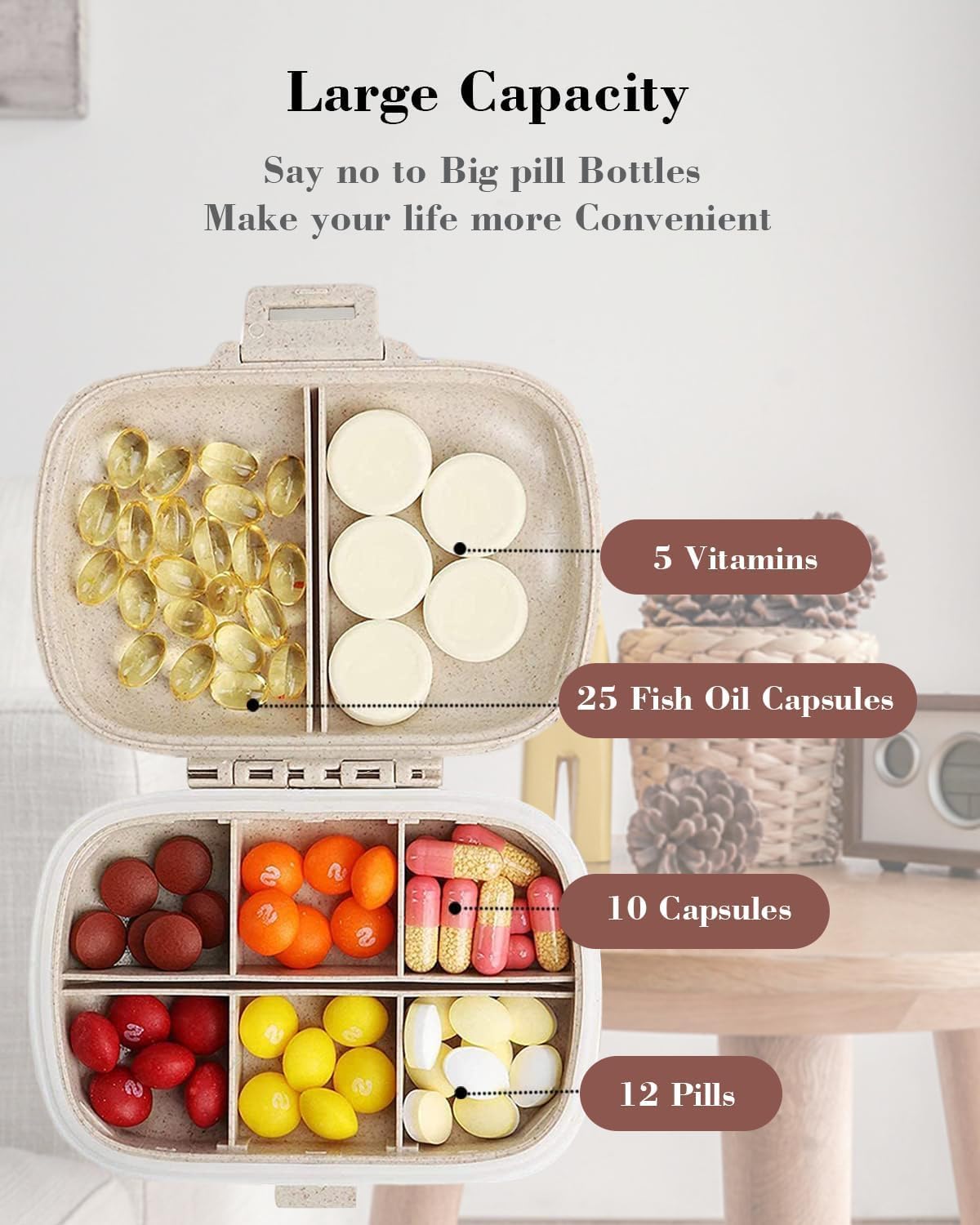 Versatile Pill Containers