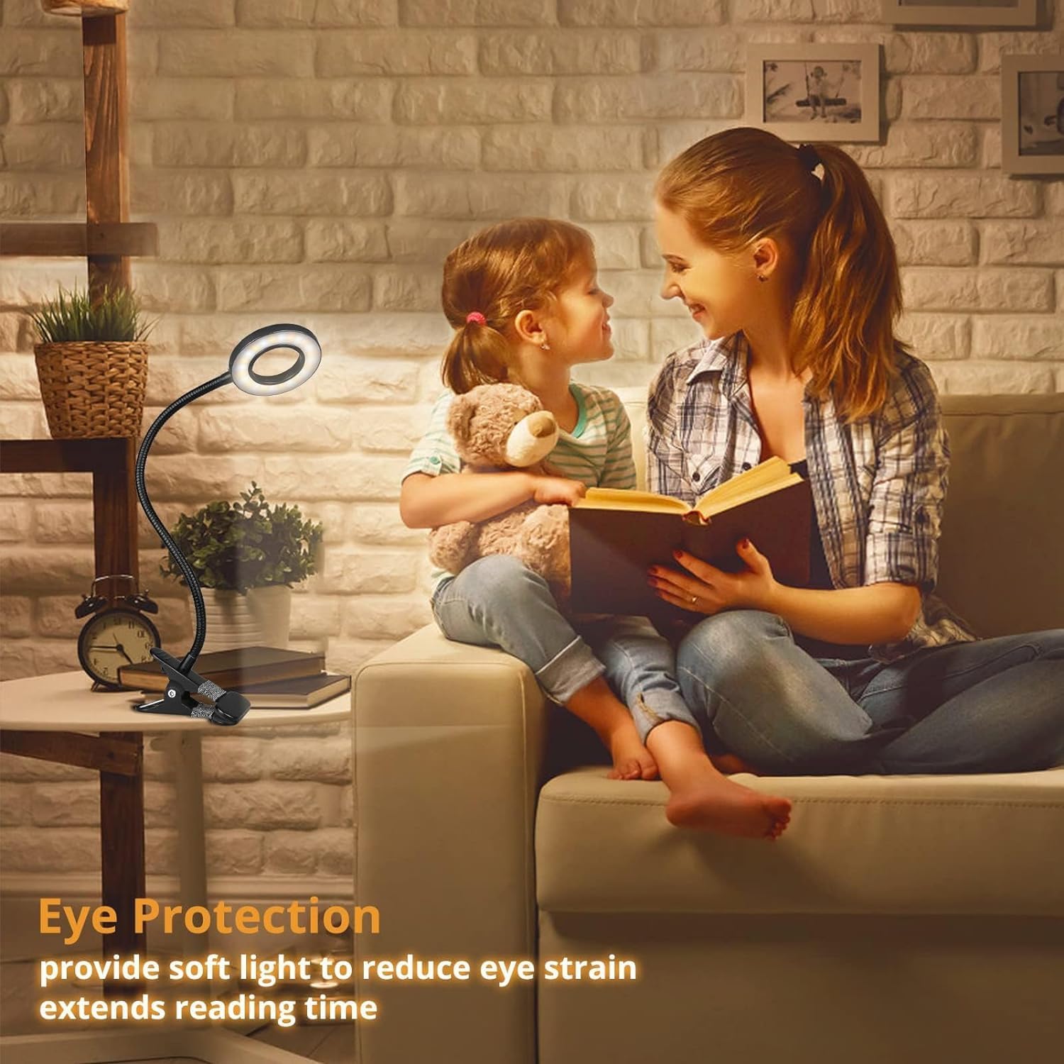 Desk Lamp Clip on Light