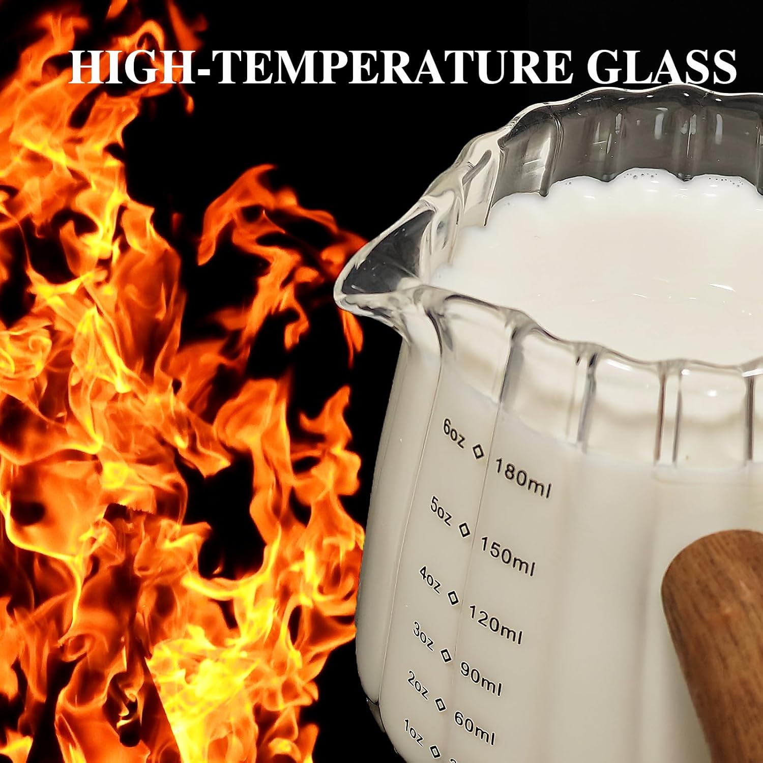 Espresso Cups With Wood Handle 6oz