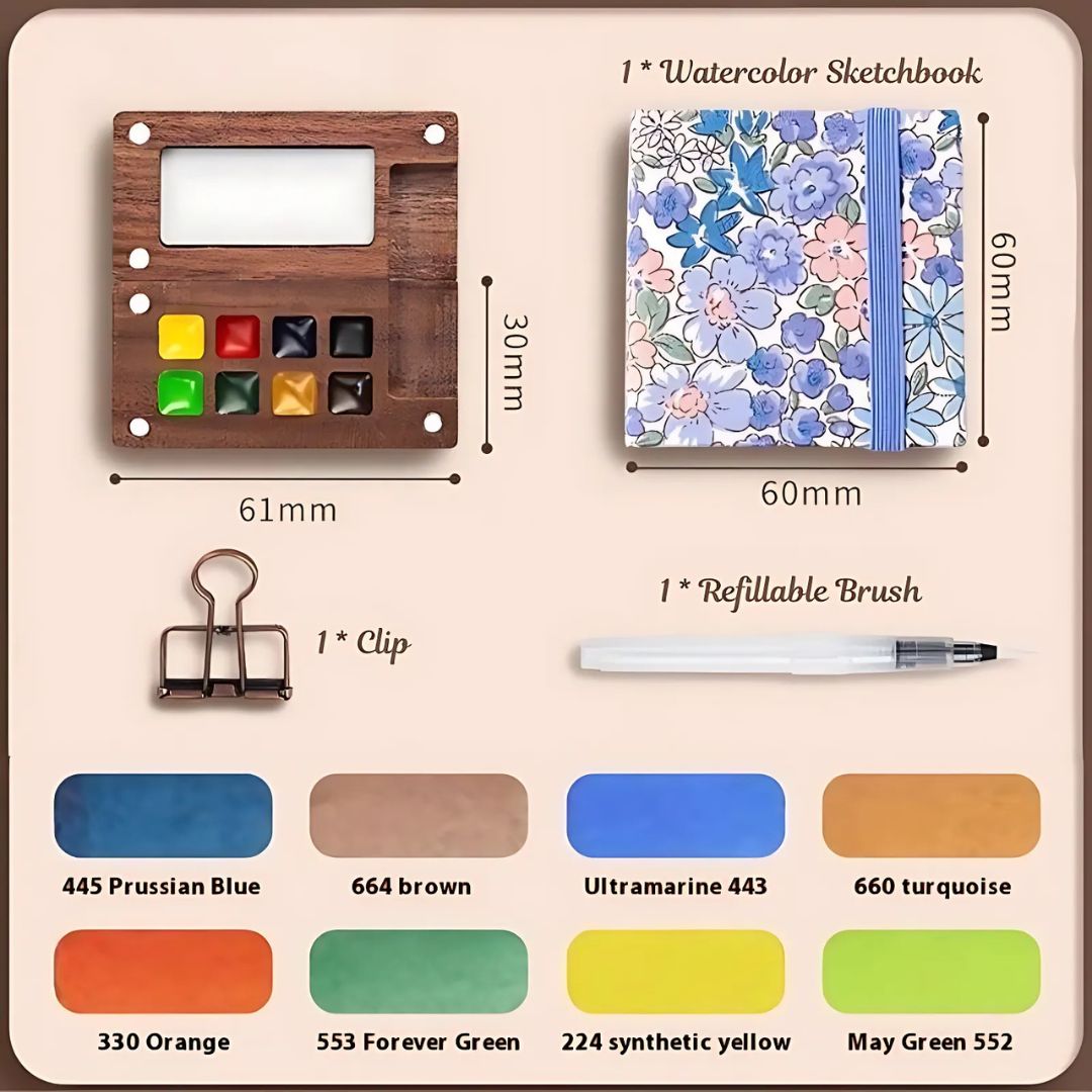 Watercolor Sketchbook Set