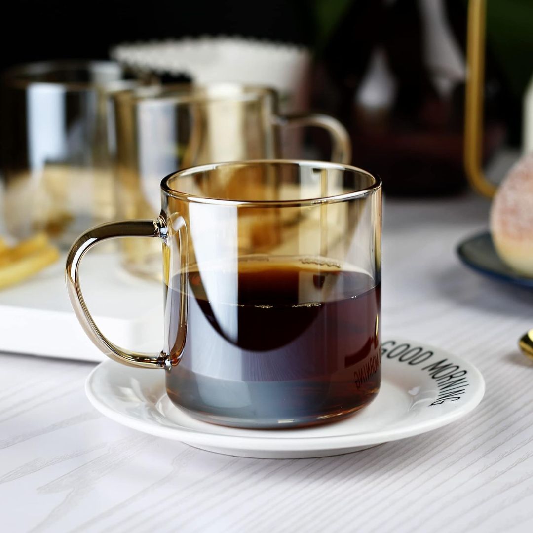 Tea Mug with Anti Scald Handle