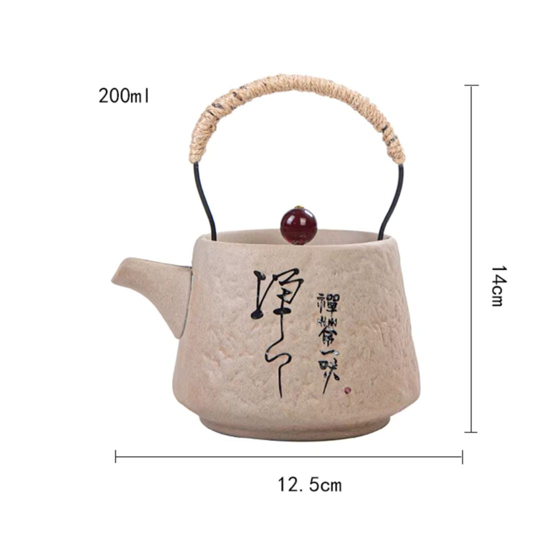 Retro Japanese Kungfu Teapot Ceramic Teapot