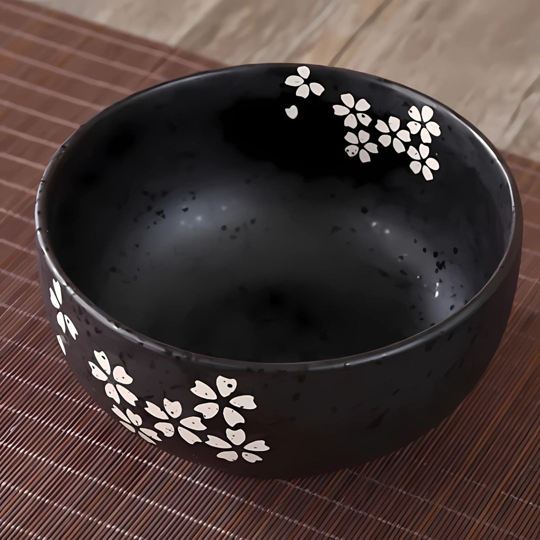 Japanese Handpainted Ramen Bowl Set