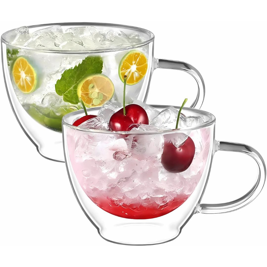 Set of 2 Coffee Cups with Handle