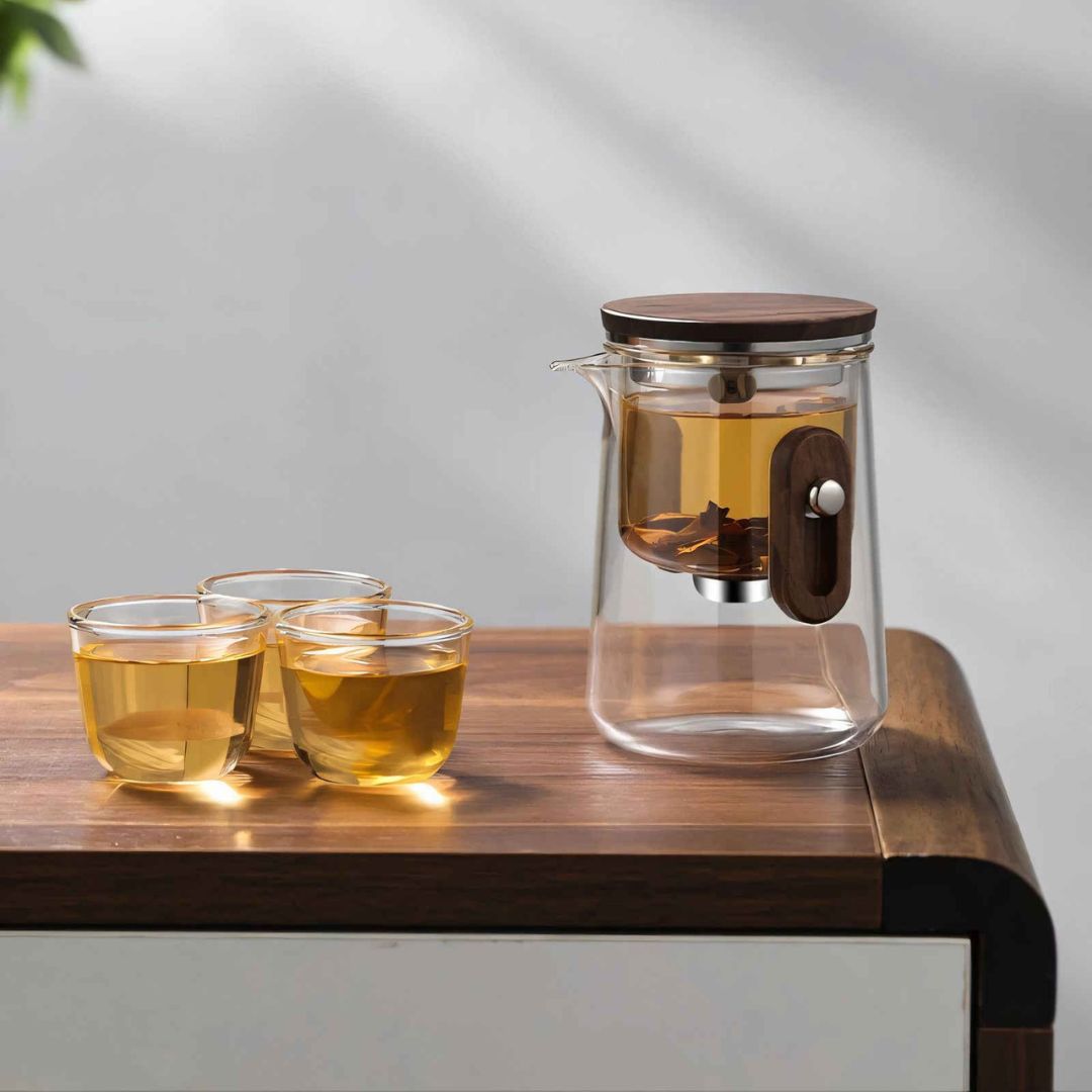Travel Glass Tea Set