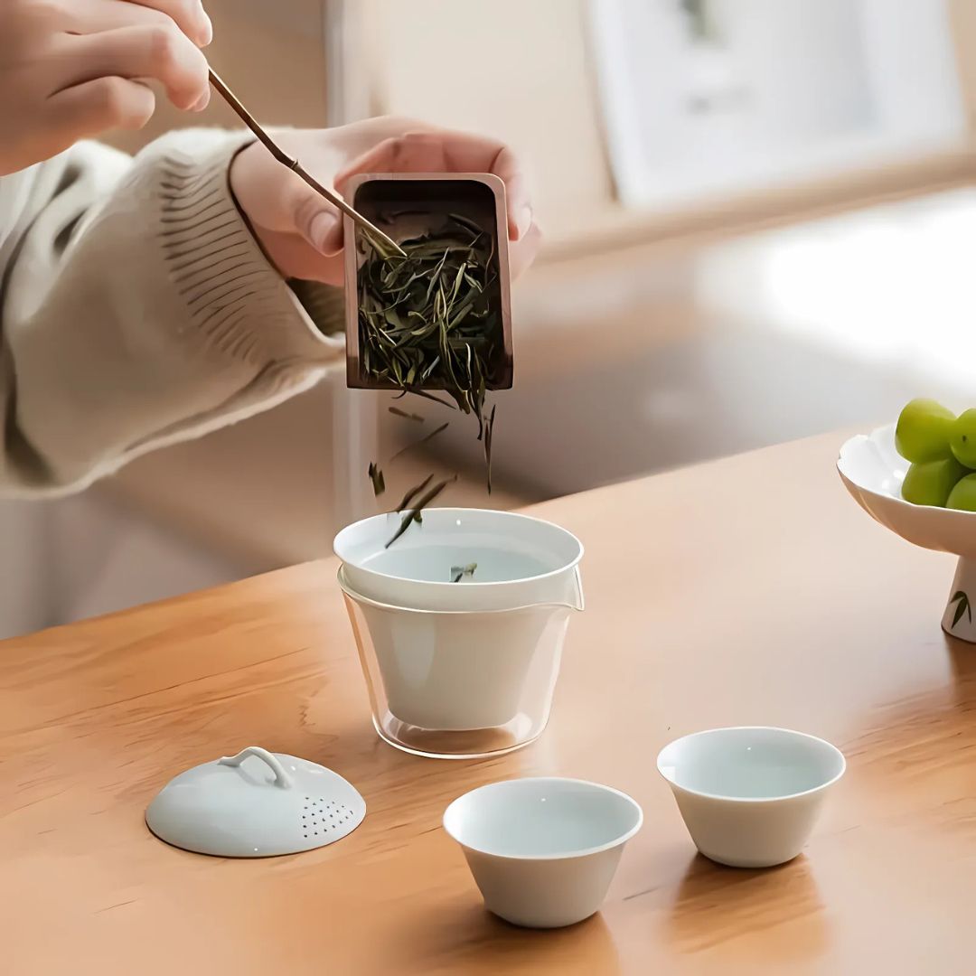 Kung Fu Ceramic Teapot Set