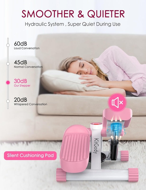 Compact Hydraulic Mini Stepper – Full-Body Home Workout