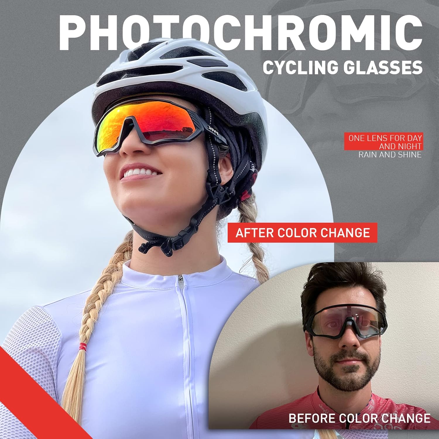 Photochromic Cycling Glasses