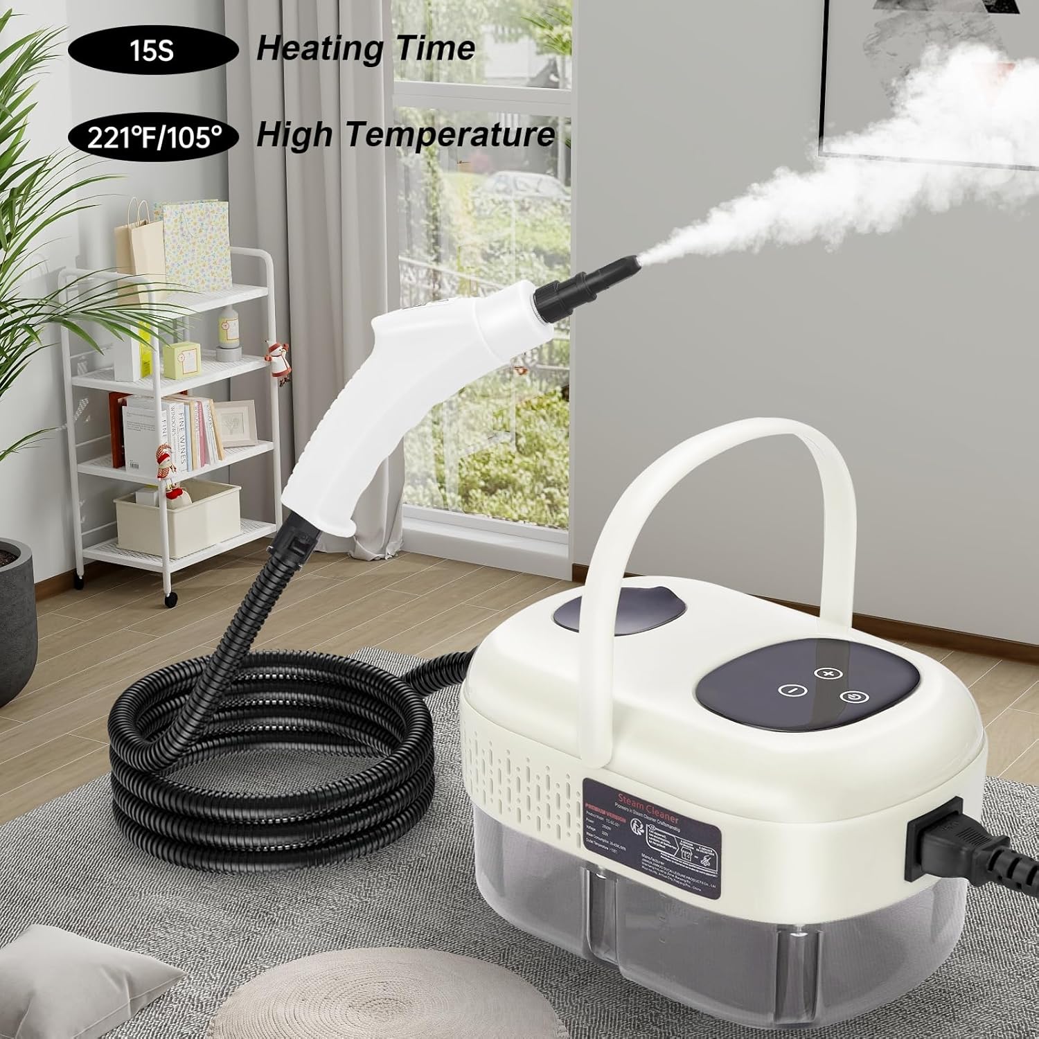 High-Efficiency Handheld Steam Cleaner